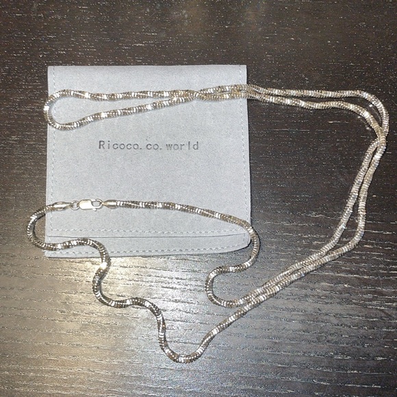 Italian Sterling Silver chain for men and women - Picture 6 of 7